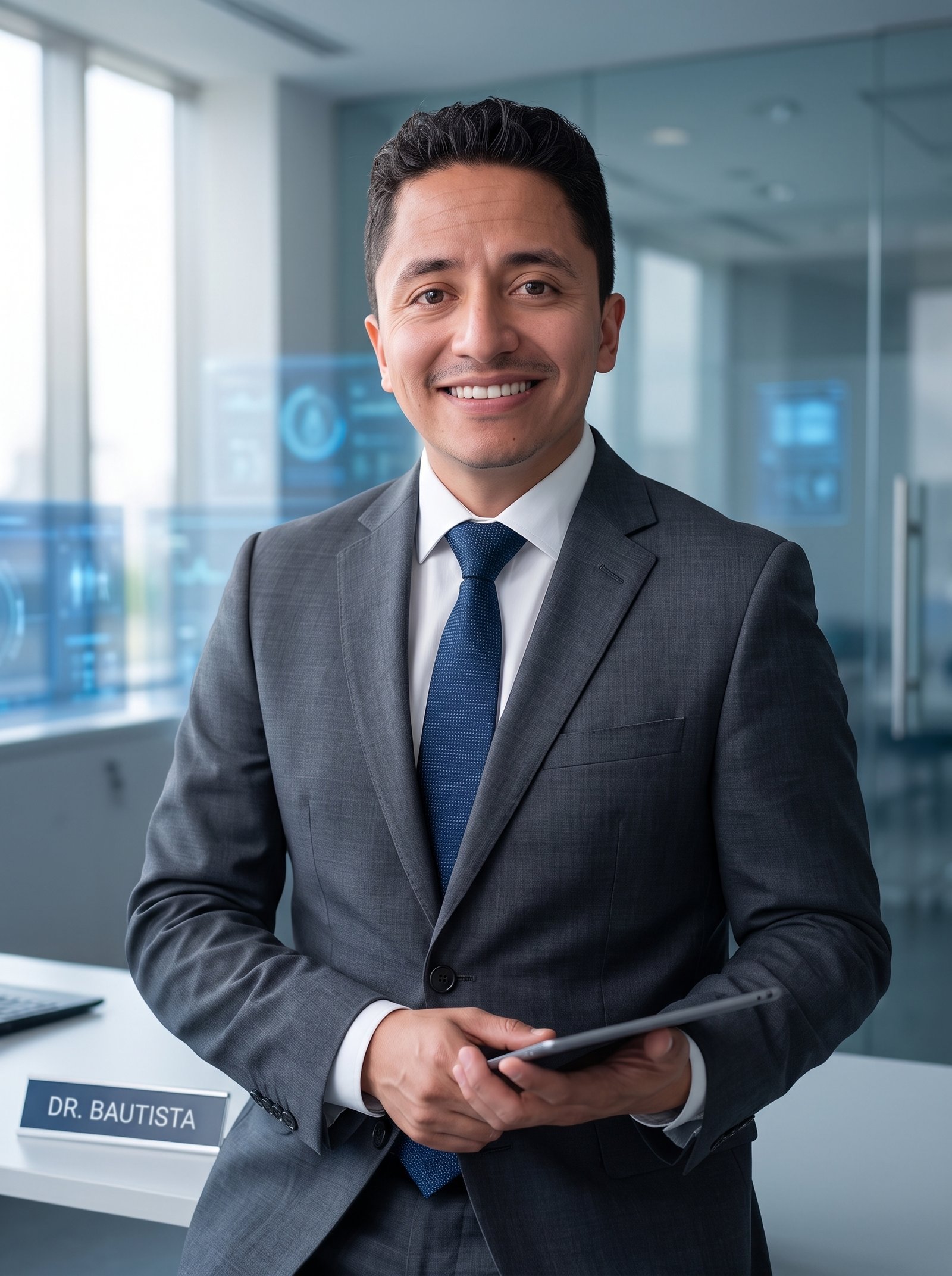 Retrato profesional del Dr. Alejandro Bautista, médico y sexólogo
